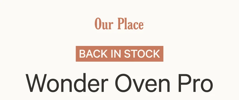 Our Place | Back in Stock