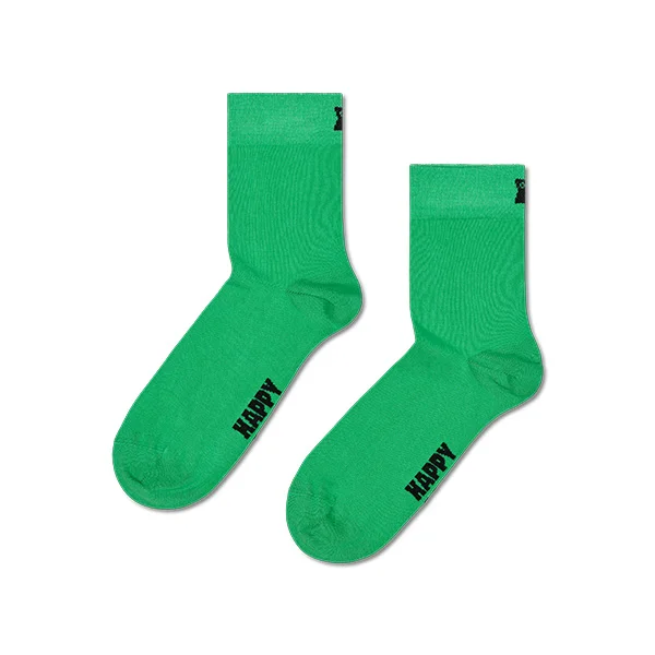 Solid Short Crew Sock