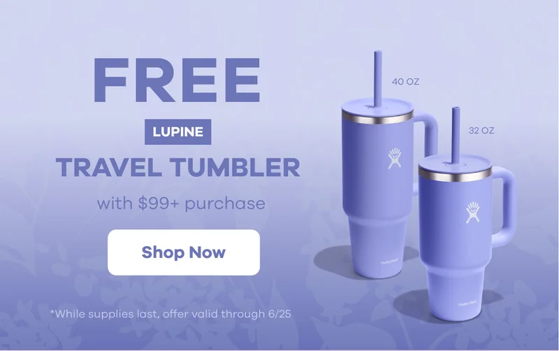 FREE LUPINE TRAVEL TUMBLER  | Shop Now