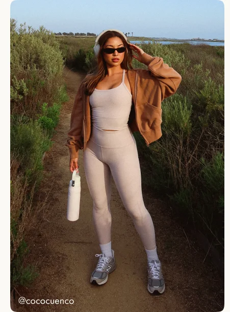 Cali Zip Up Hoodie in Washed Desert Sand