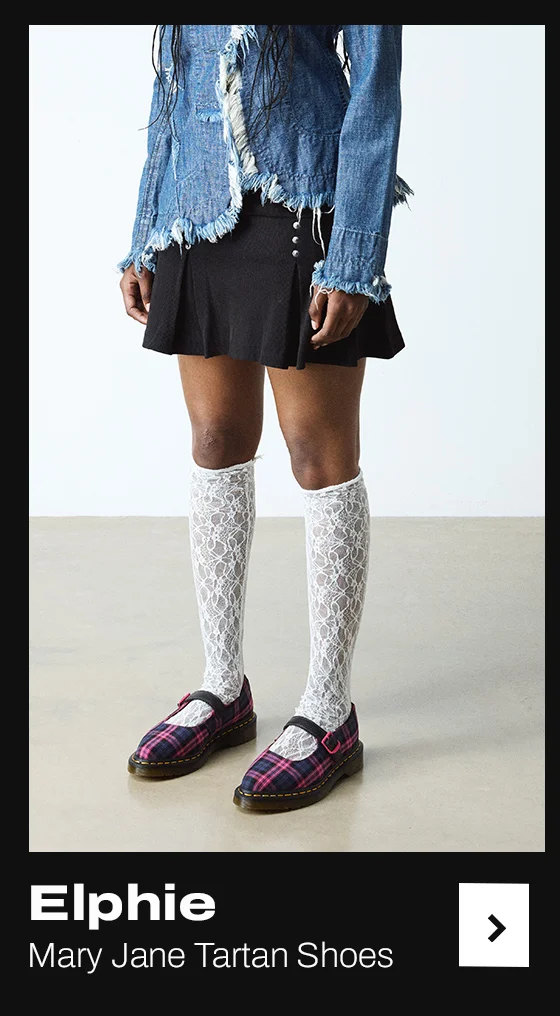 Elphie Mary Jane Tartan Shoes
