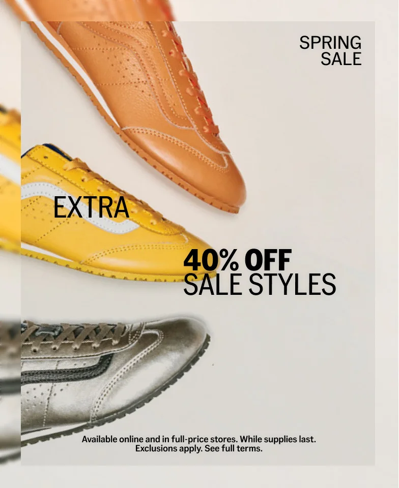 SPRING SALE: EXTRA 40% OFF SALE STYLES