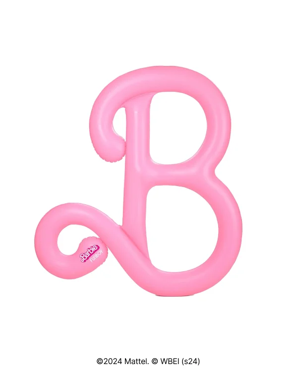 Barbie™ The Movie x FUNBOY Iconic B Inflatable Pool Float