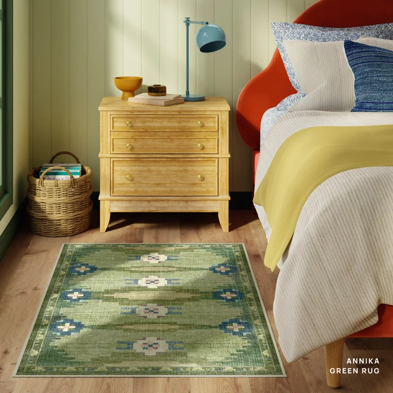 Annika Green Rug