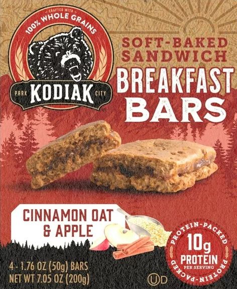 Image of Kodiak Soft Baked Sandwich Bars - Cinnamon Oat & Apple (4 CT)