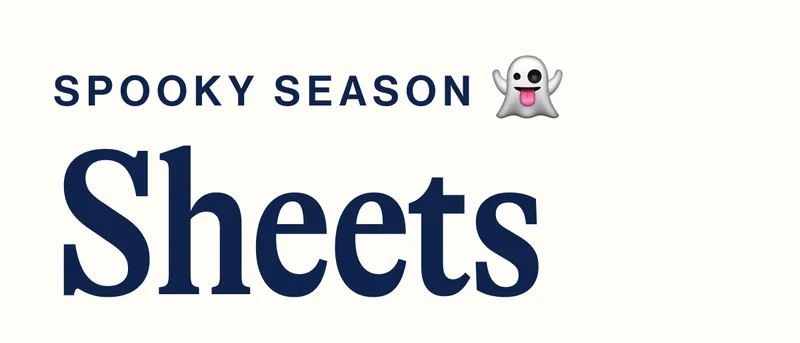 Spooky Season Sheets