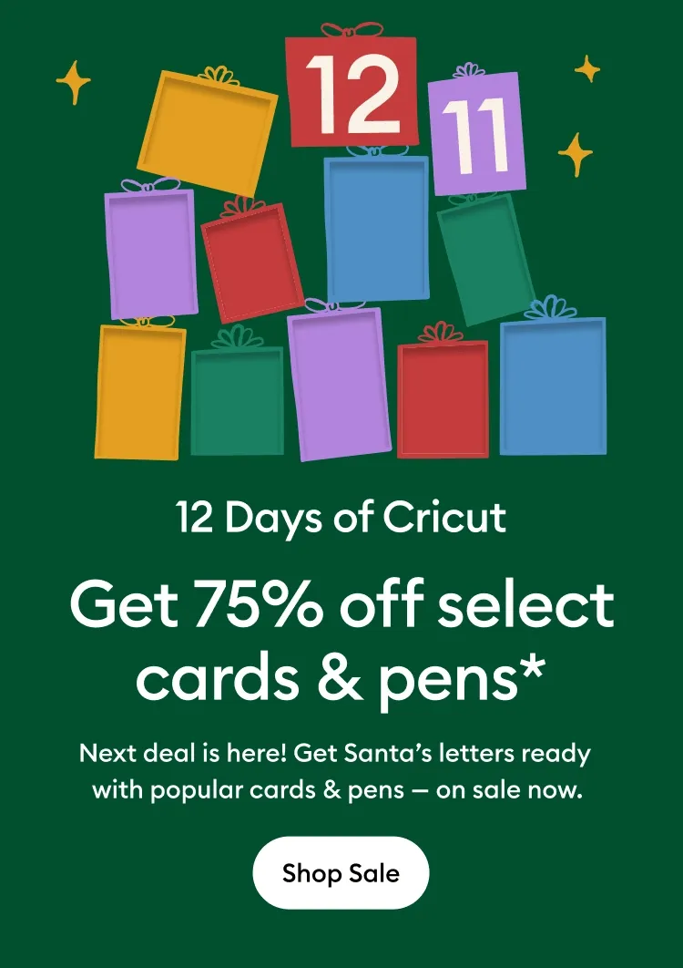 12 Days of Cricut.