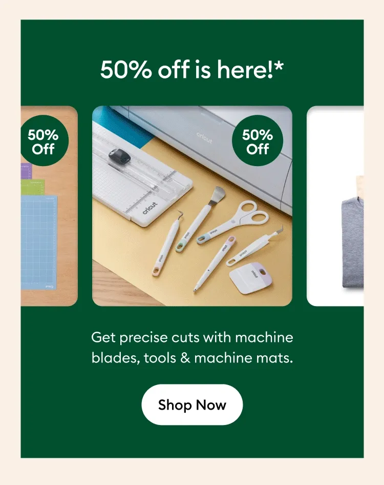 50% off is here!
