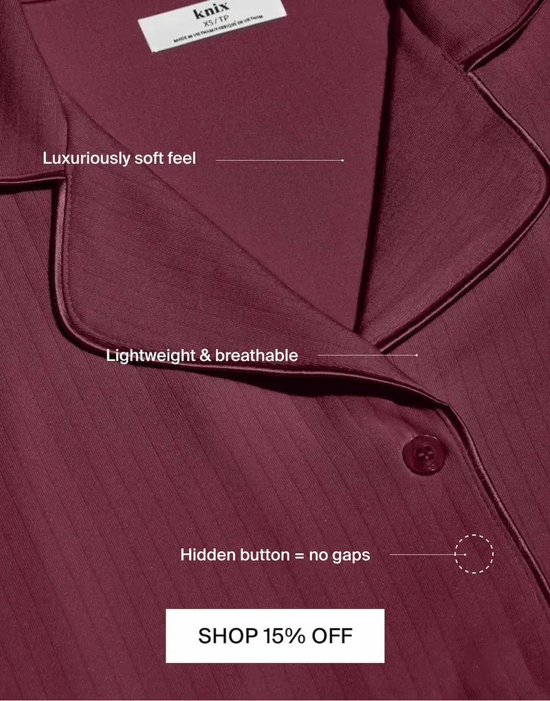 Luxuriously soft feel. Lightweight & breathable. Hidden button = no gaps. SHOP 15% OFF