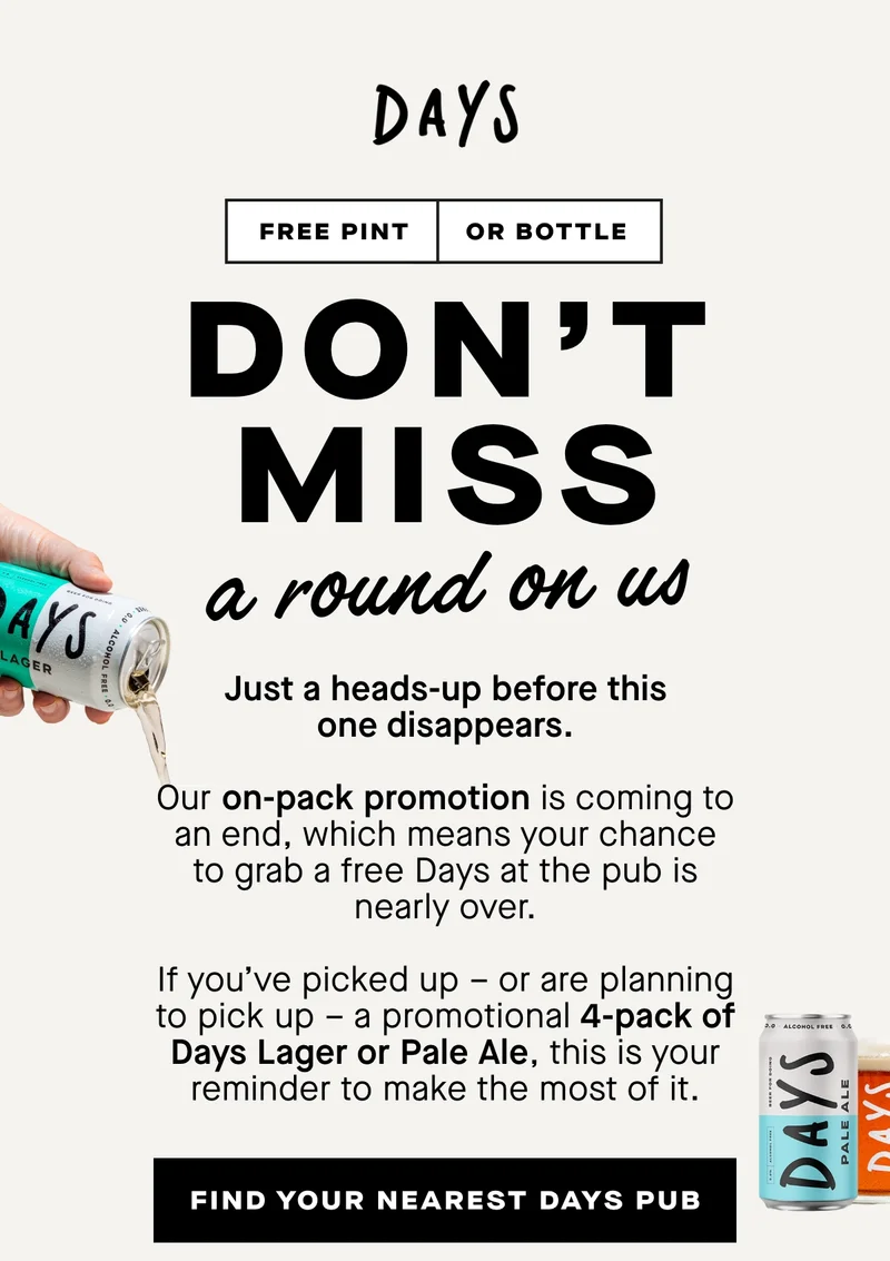 Don't miss a round on us