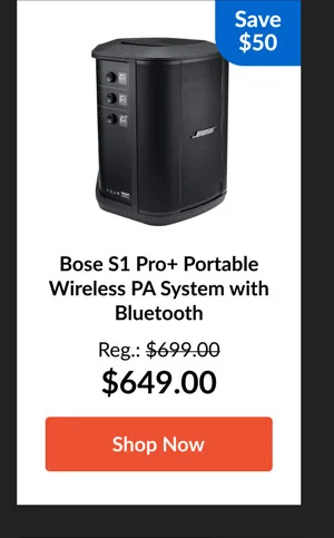 Bose S1 Pro+ Portable Wireless PA System with Bluetooth