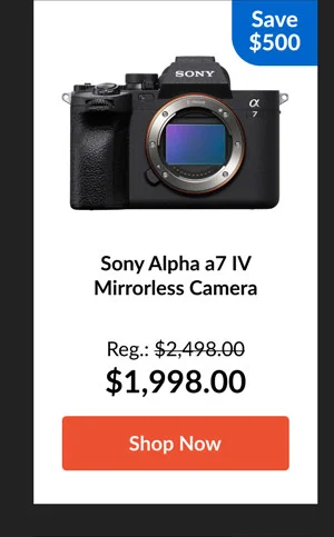 Sony Alpha a7 IV Mirrorless Camera
