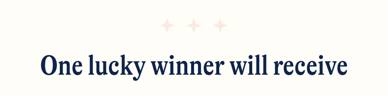 One lucky winner will receive