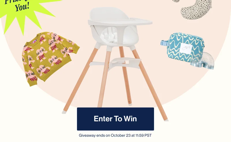 Modern Parenting Giveaway. $1,500 in Prizes for You! Enter To Win