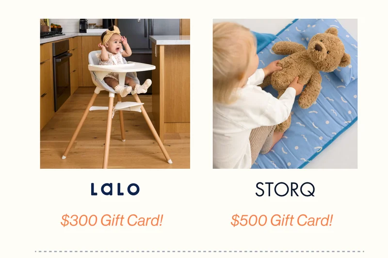 Lalo $300 Gift Card + STORQ $500 Gift Cad