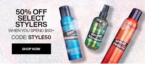 50% off select stylers