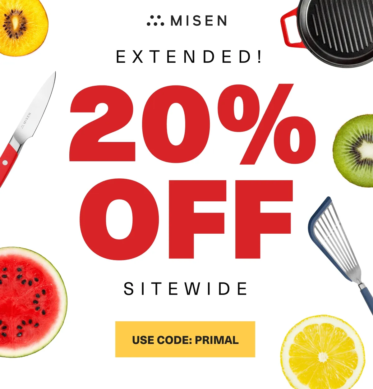 Misen. Extended! 20$ Off Sitewide. USE CODE: discount code