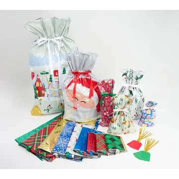 Kringle Express 100-Piece Gift Bag & Tag Set