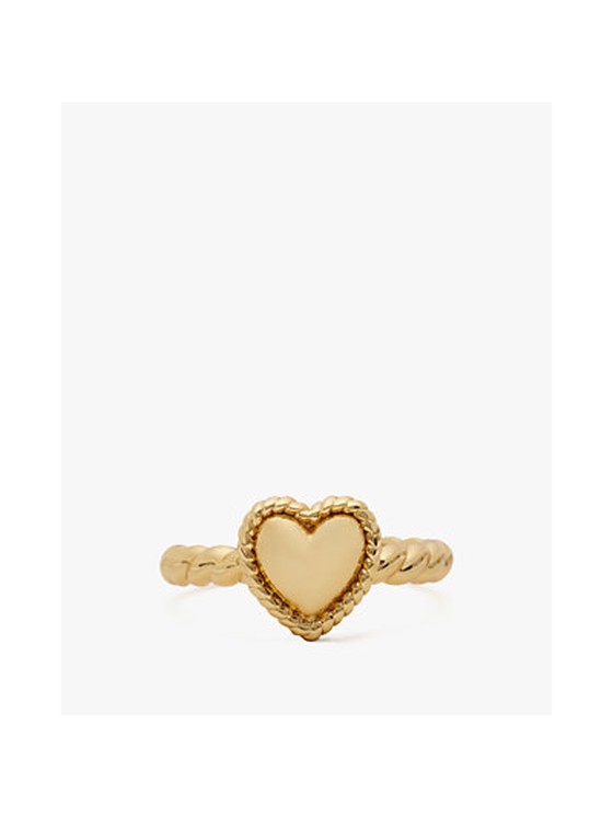 Golden Hour Heart Ring