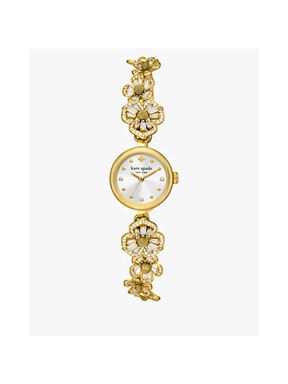 Monroe Gold-tone Stainless Steel Bracelet Watch