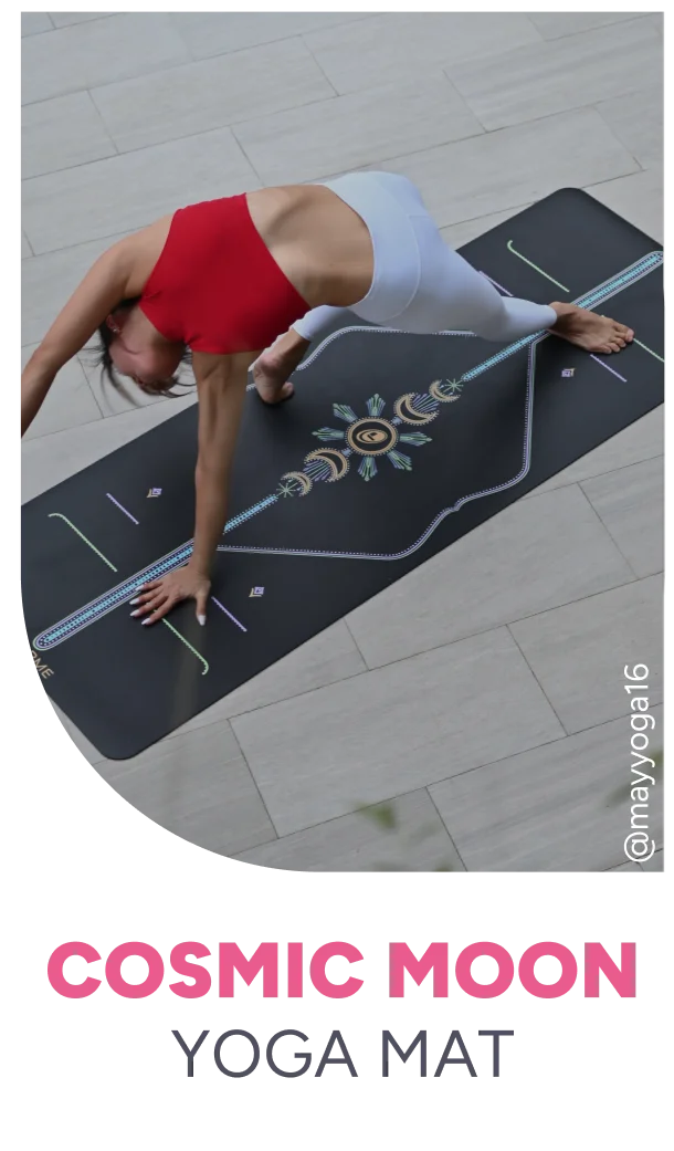 Cosmic Moon Yoga Mat