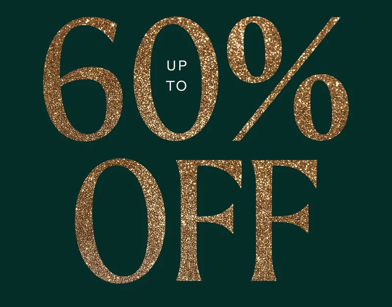 Up to 60% off