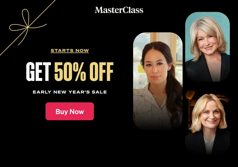 Starts Now. Early New Year’s Sale. Buy Now.