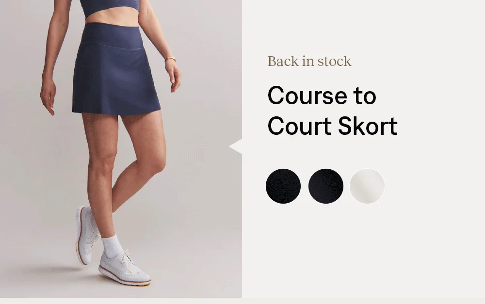 Course to Court Skort