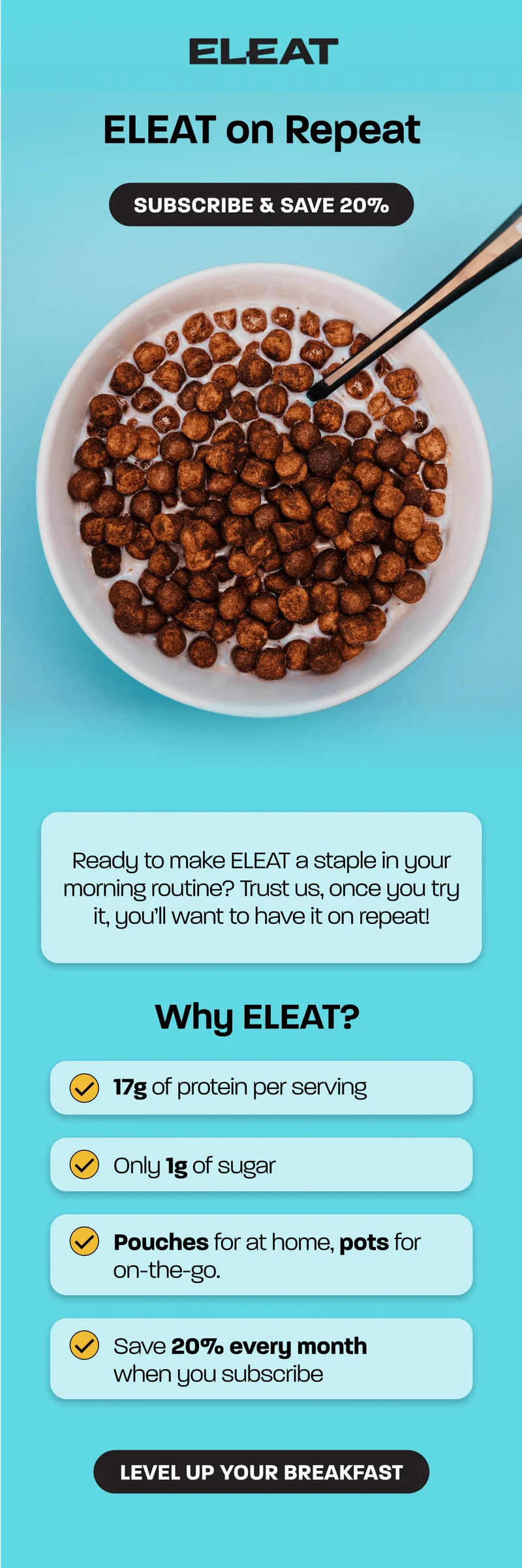 ELEAT on Repeat | SUBSCRIBE & SAVE 20%