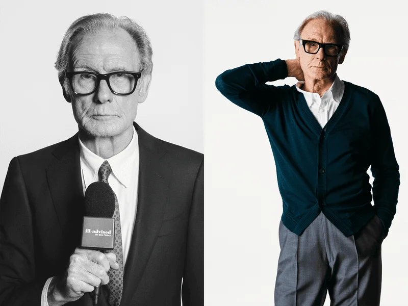 Image may contain: Bill Nighy, Accessories, Formal Wear, Tie, Clothing, Suit, Shirt, Long Sleeve, Sleeve, Adult, and Person