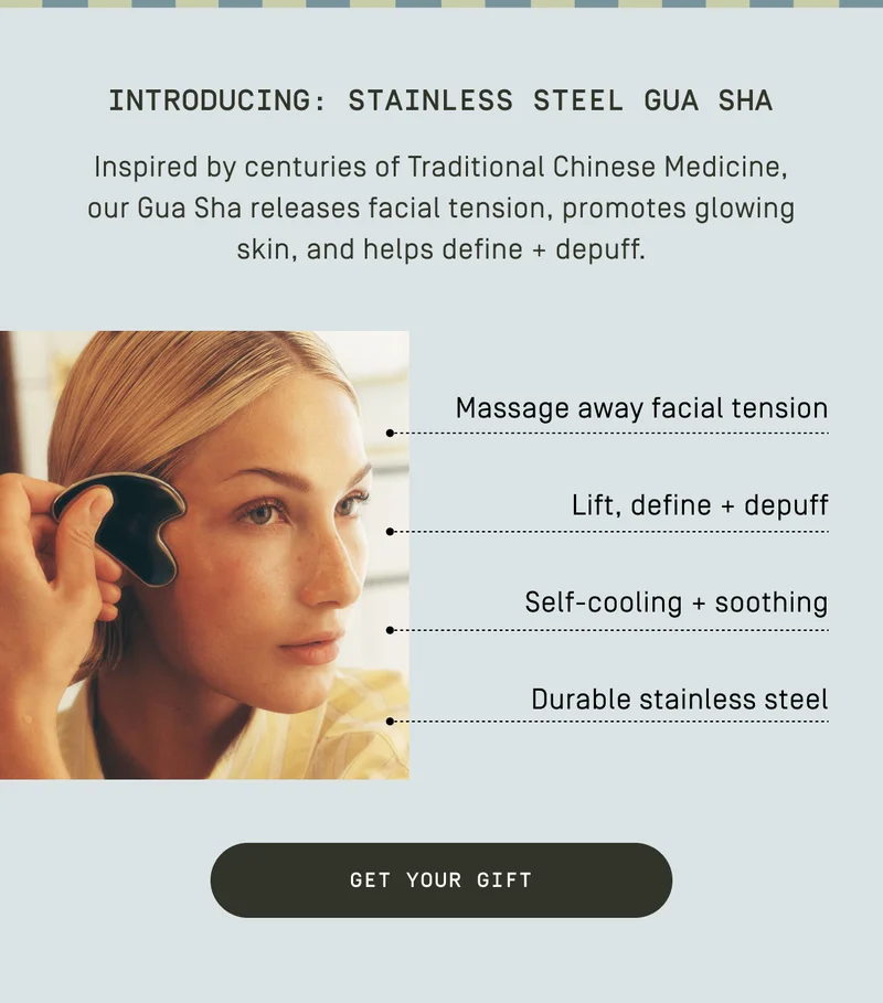 Introducing: stainless steel gua sha