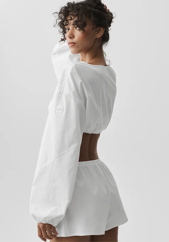 Cotton High-Waist Real Deal Short