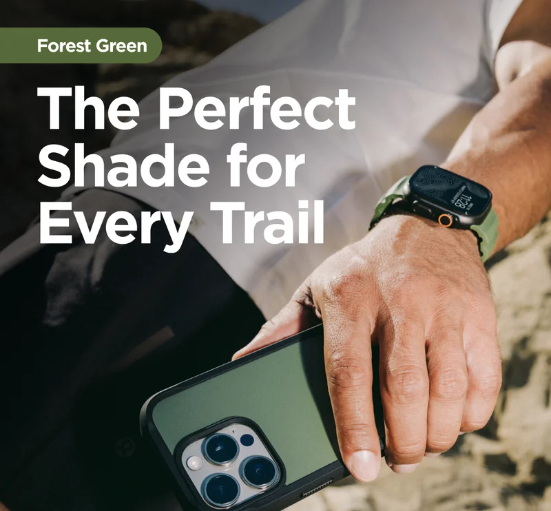 Forest Green. The Perfect Shade for Every Trail. Shop Now.