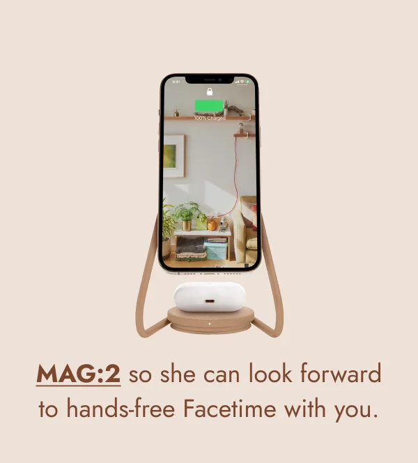 MAG:2 so she can look forward to hands-free Facetime with you.