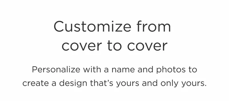 Customized from Cover to Cover