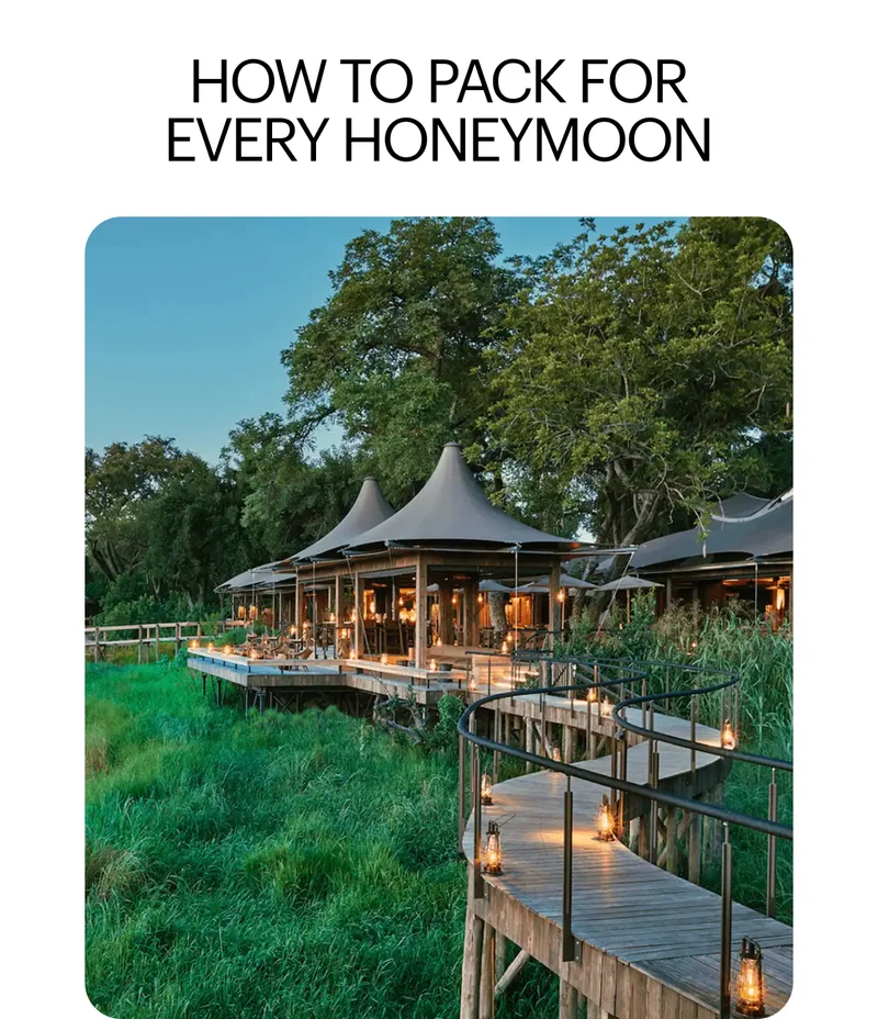 Introducing our new, limited-edition Wedding collection, thoughtfully designed and built to last from aisle to honeymoon to every trip after.