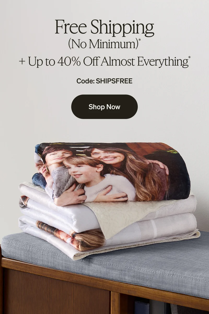 Free Shipping (No Min) + Up to 40% Off Almost Everything, 40% Off Photo Book Pages & Upgrades