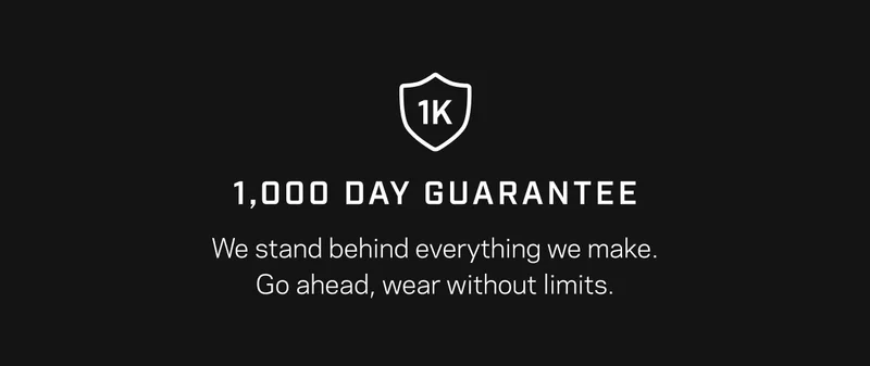 1,000 Day Guarentee