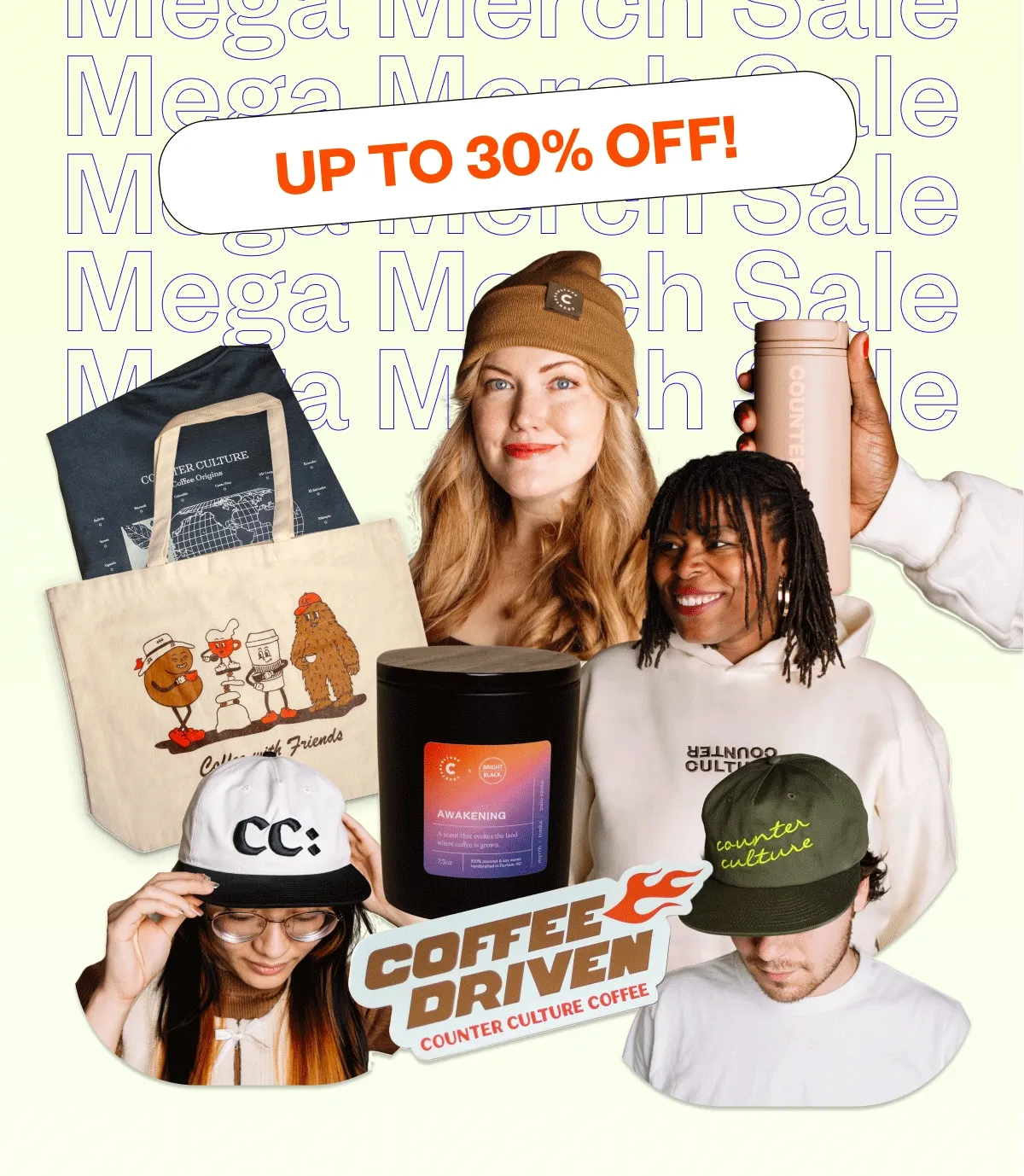 Merch sale up to 30% off