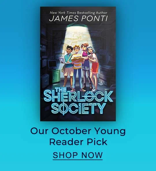 Our October Young Readers Pick: The Sherlock Society by James Ponti | A Worthy Successor to Classic Kids' Mysteries.  - SHOP NOW
