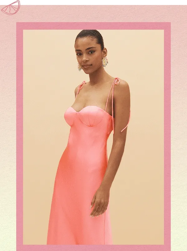 Sherbert-colored dresses