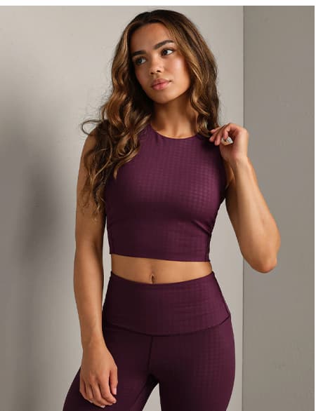 Revive™ Houndstooth Longline Bra