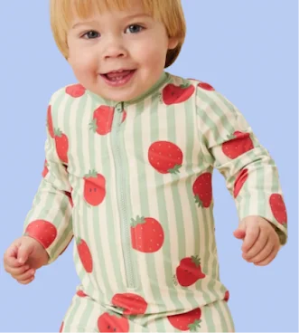 Strawberry One-Piece Rashguard