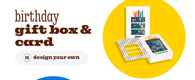 BIRTHDAY GIFT BOX & CARD