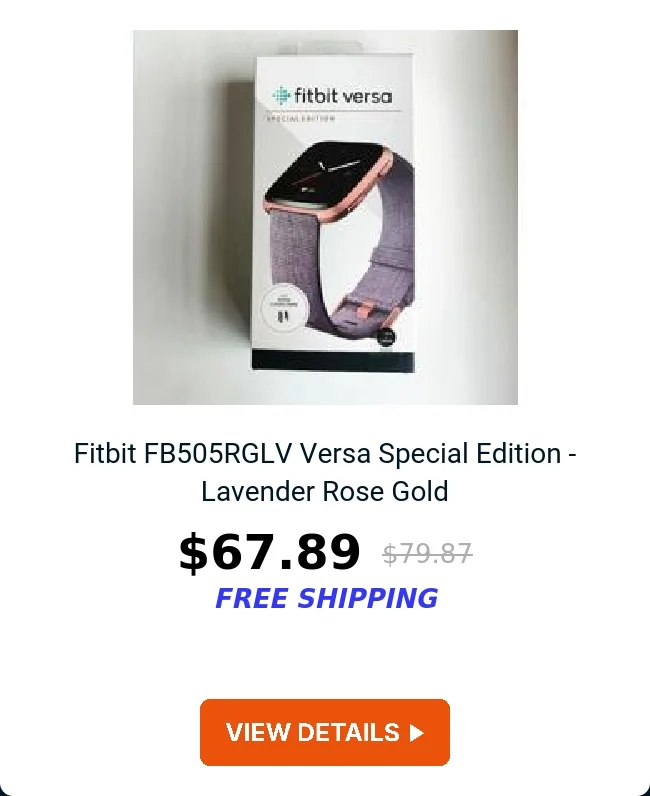 Fitbit FB505RGLV Versa Special Edition - Lavender Rose Gold
