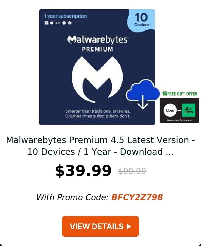 Malwarebytes Premium 4.5 Latest Version - 10 Devices / 1 Year - Download ...