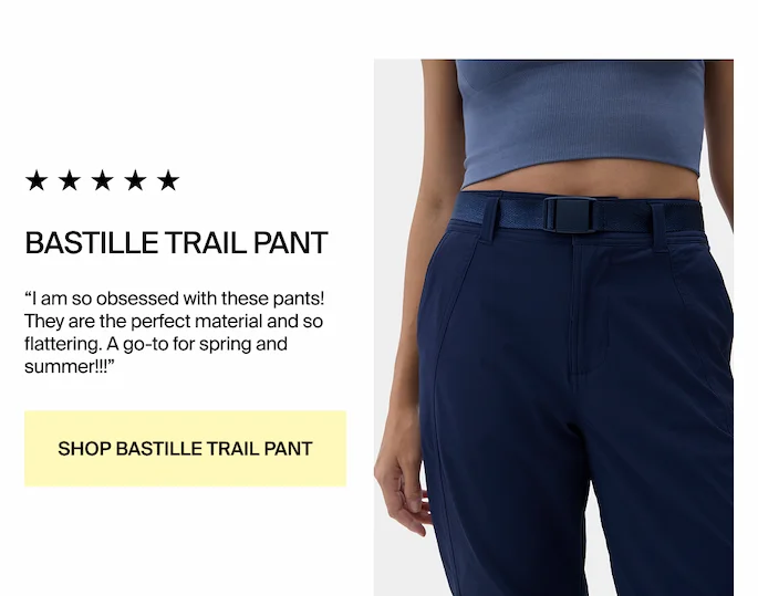 Shop Bastille Trail Pant in Navy