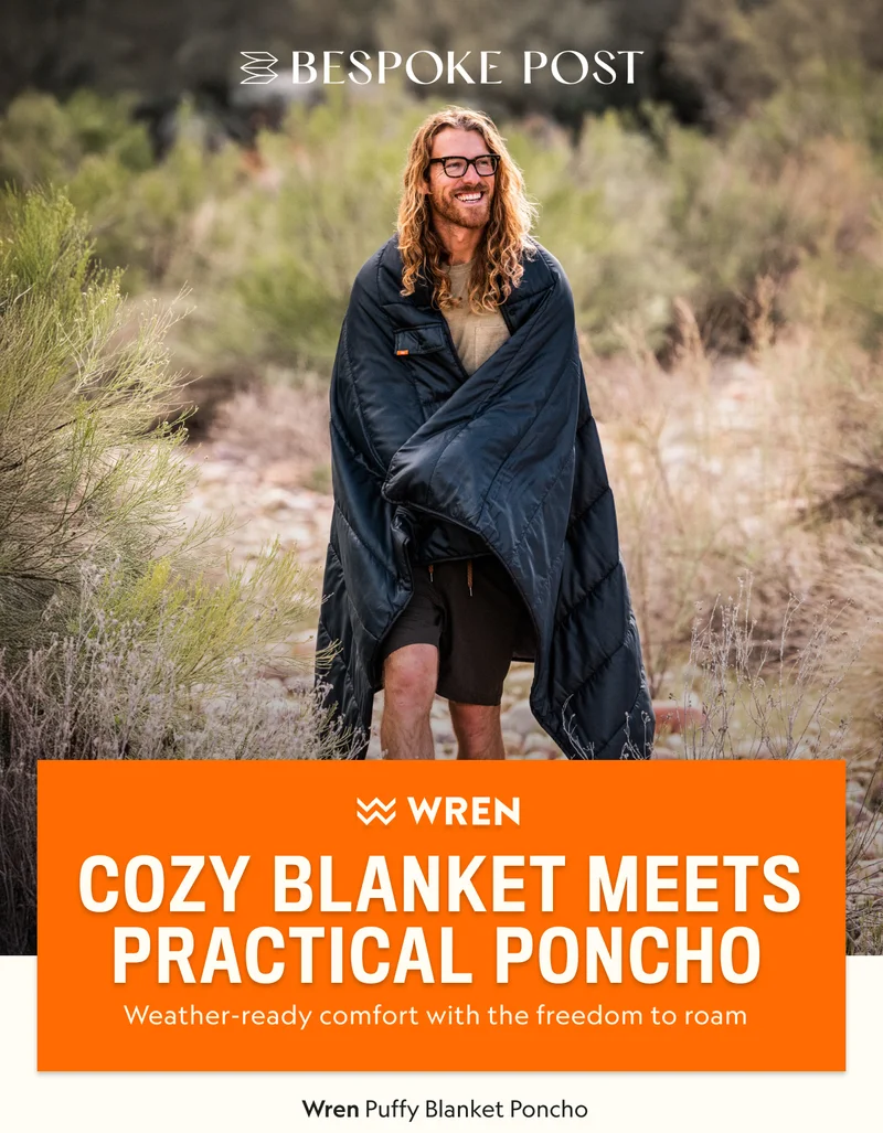 Puffy Blanket Poncho