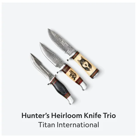 Hunter's Heirloom Knife Trio