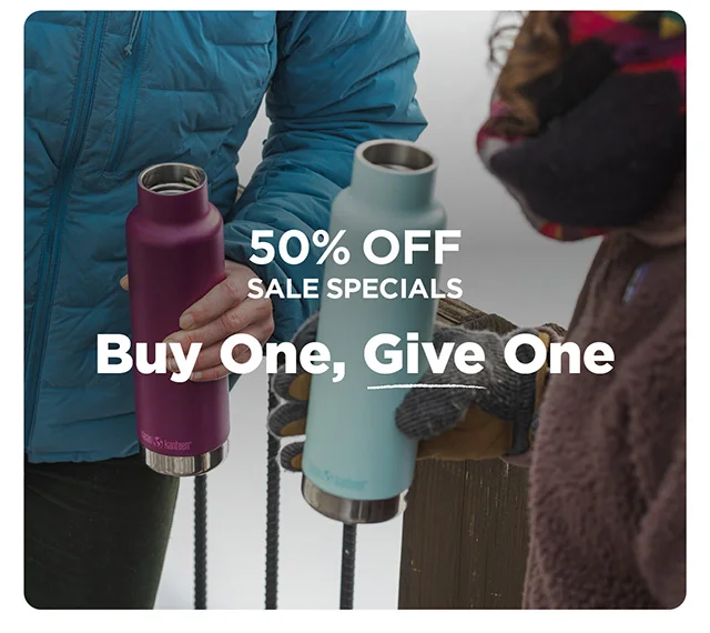 Buy One, Give One. 50% off Sale Specials